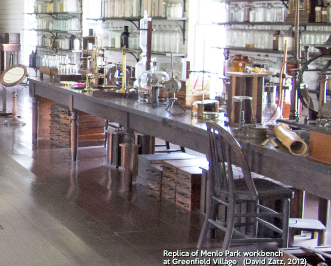 Thomas Edison’s workbench