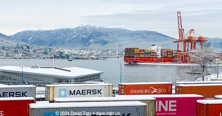 harbor - Vancouver train station parking lot