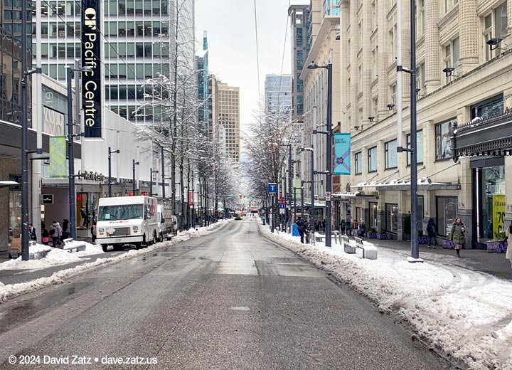 Pacific Centre and street